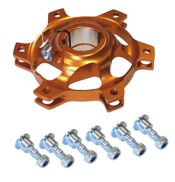 30mm Disc Carrier - Floating Wildkart Orange