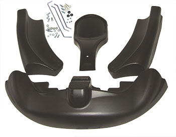 Freeline/Birel Black Cik08 Full Body Kit