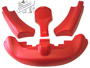 Freeline/Birel Red Cik08 Full Body Kit