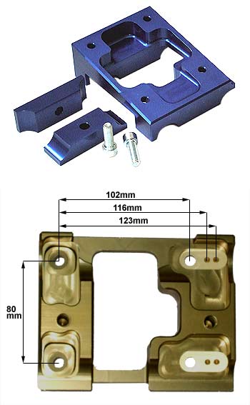 Engine Wildkart 32 Mm Complete Blue