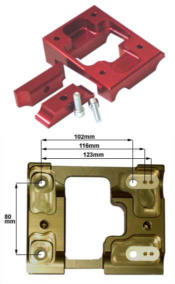 Engine Wildkart 32 Mm Complete Red