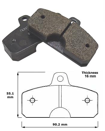 Pads Ferodo - Early Birel / Righetti