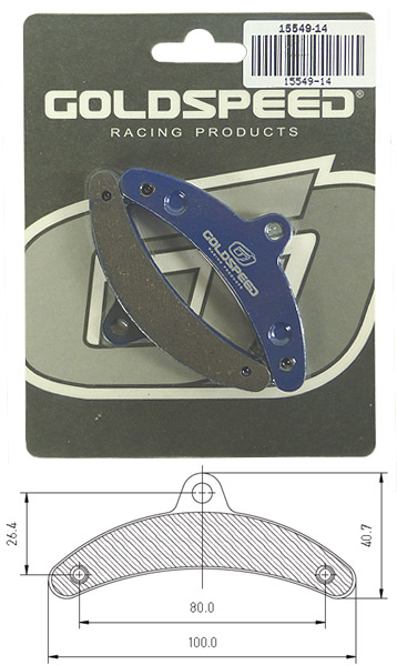 Pads Birel Type Front / Cadet Pads