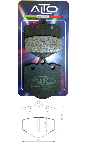 Pads Birel / Compkart / Fullerton / Rk Type Pads - Alto Soft